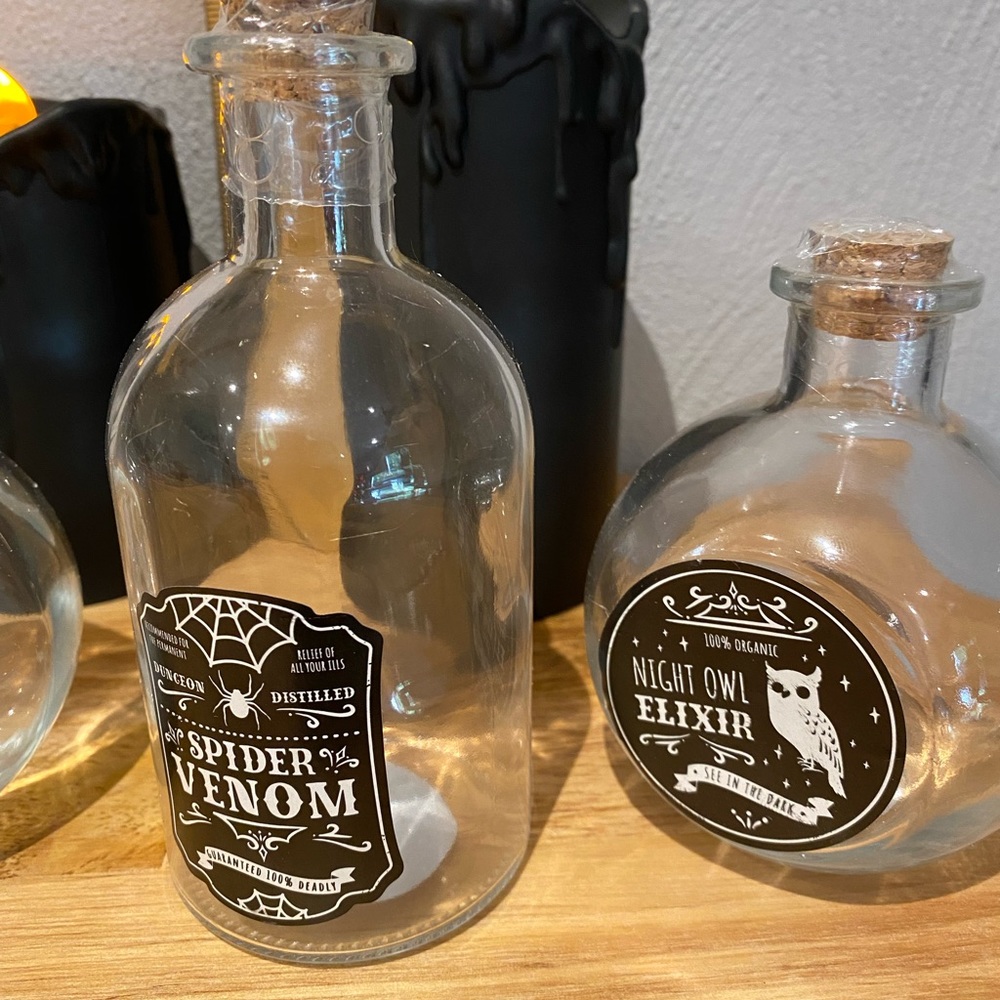 COPY - Target Bullseye playground black candles and potion bottles - Picture 3 of 4